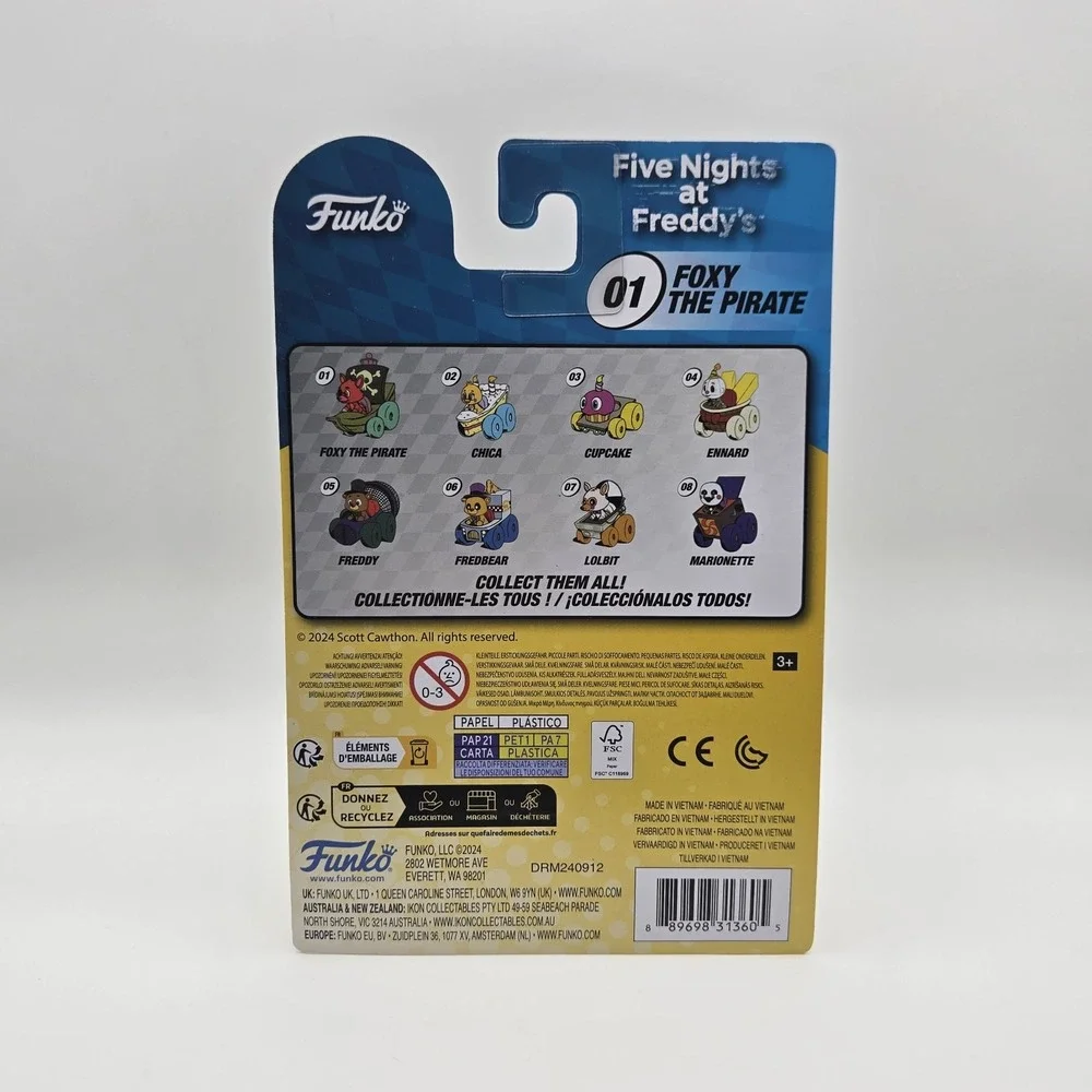Funko Racers Five Nights at Freddy's Foxy The Pirate #01 Die-Cast Vehicle FNAF